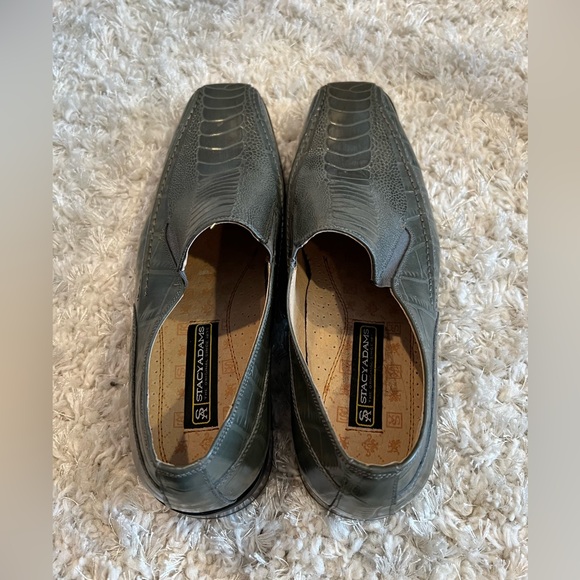 Stacy Adams Snake Leather Black Slip On Loafer main image 11